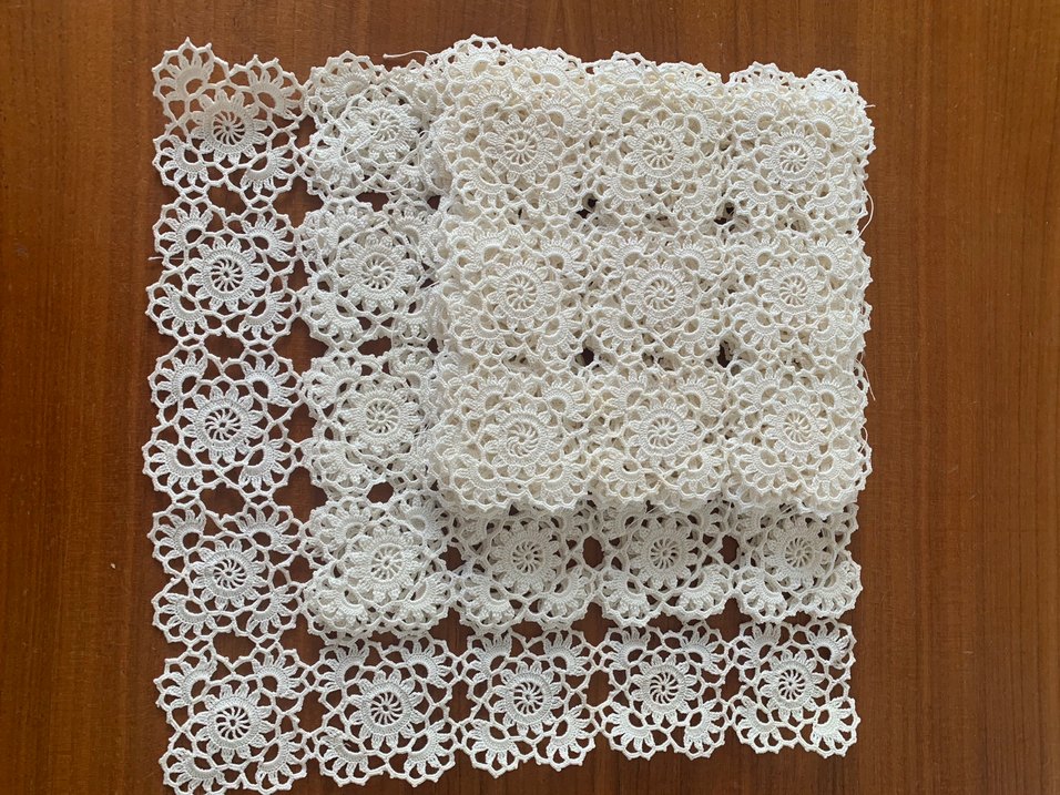 El Yapımı Bohem Dantel Örtü - Görsel 2