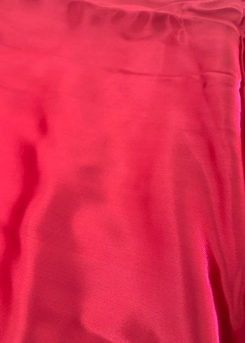 Parlak Pembe saten kumaş - Görsel 2