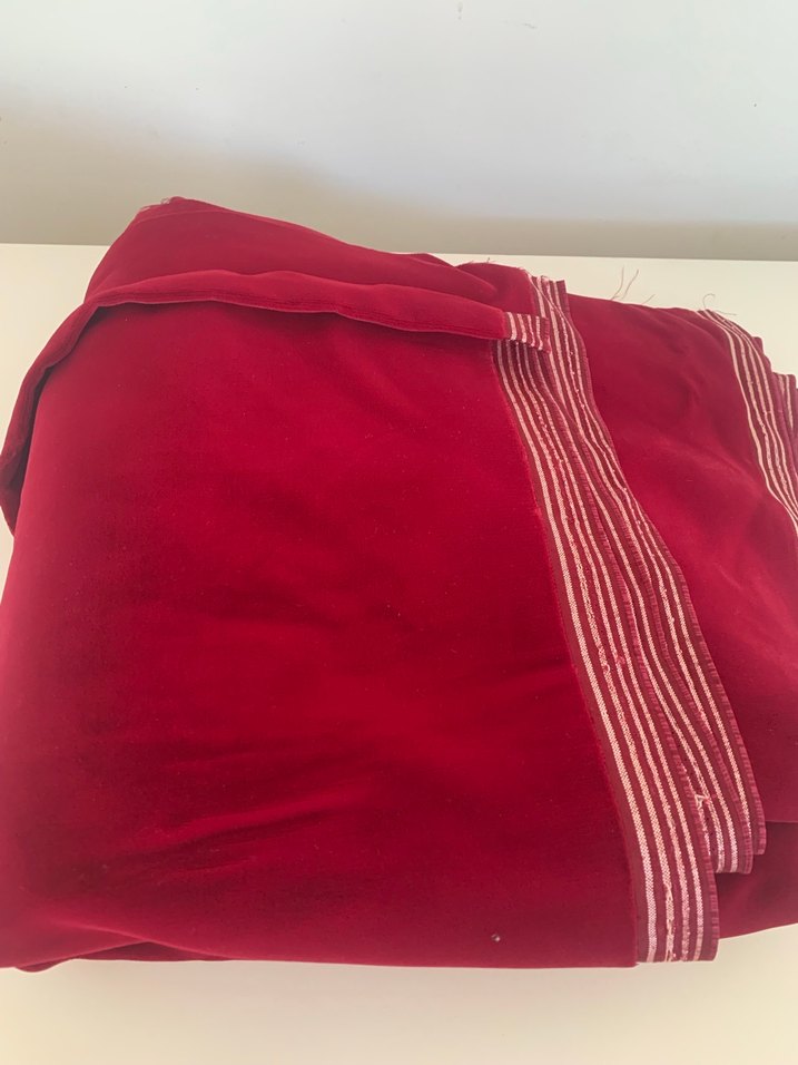 Parlak Pembe saten kumaş - Görsel 3