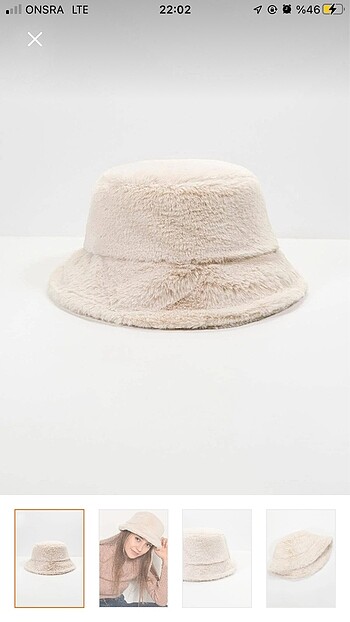 Addax Peluş Bucket Şapka