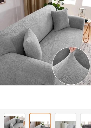 Beden Gri Modern Koltuk Örtüsü 3.3.11