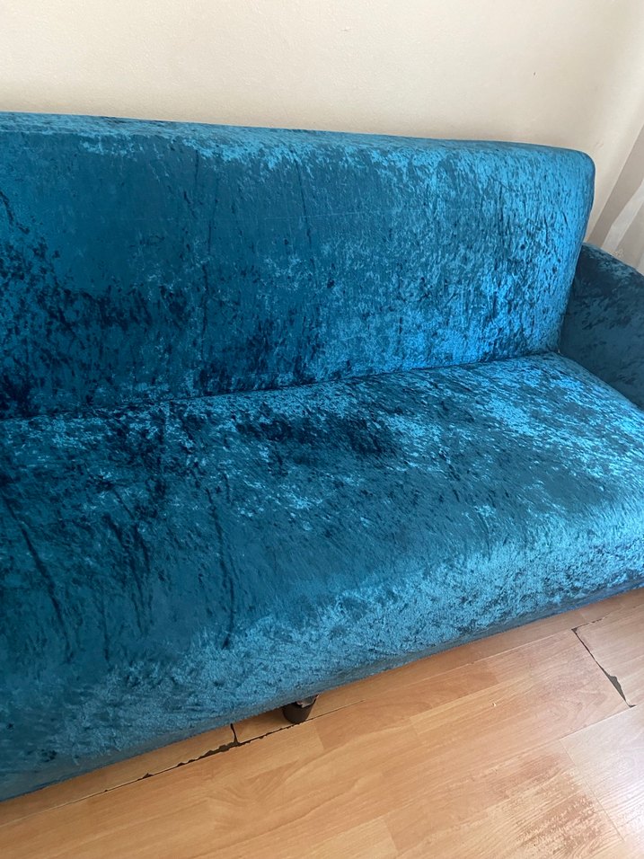 Kadife Modern Koltuk Örtüsü - Görsel 5