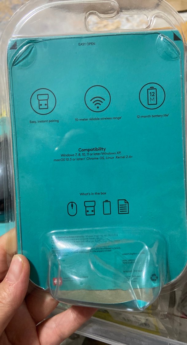 Logitech M220 Kablosuz Siyah Mouse - Görsel 2