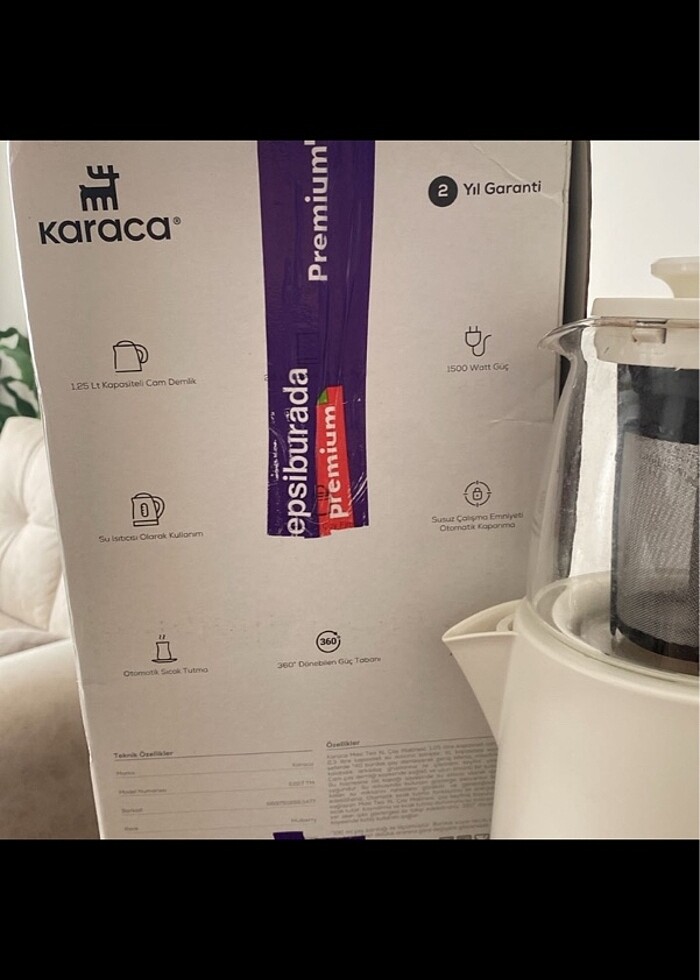 Karaca çay makinesi - Görsel 5