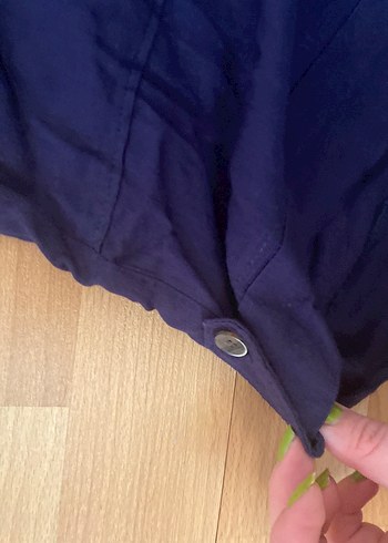 Kadın Lacivert Kısa Tulum - Görsel 3