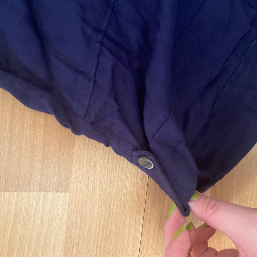 Kadın Lacivert Kısa Tulum - Görsel 3