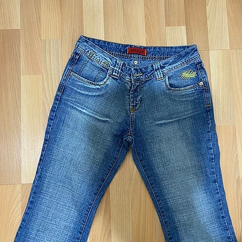Diğer Düşük bel bol paça pantolon