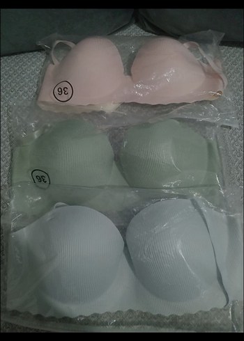 el destekli lazer kesim sütyen 85 beden - Görsel 3