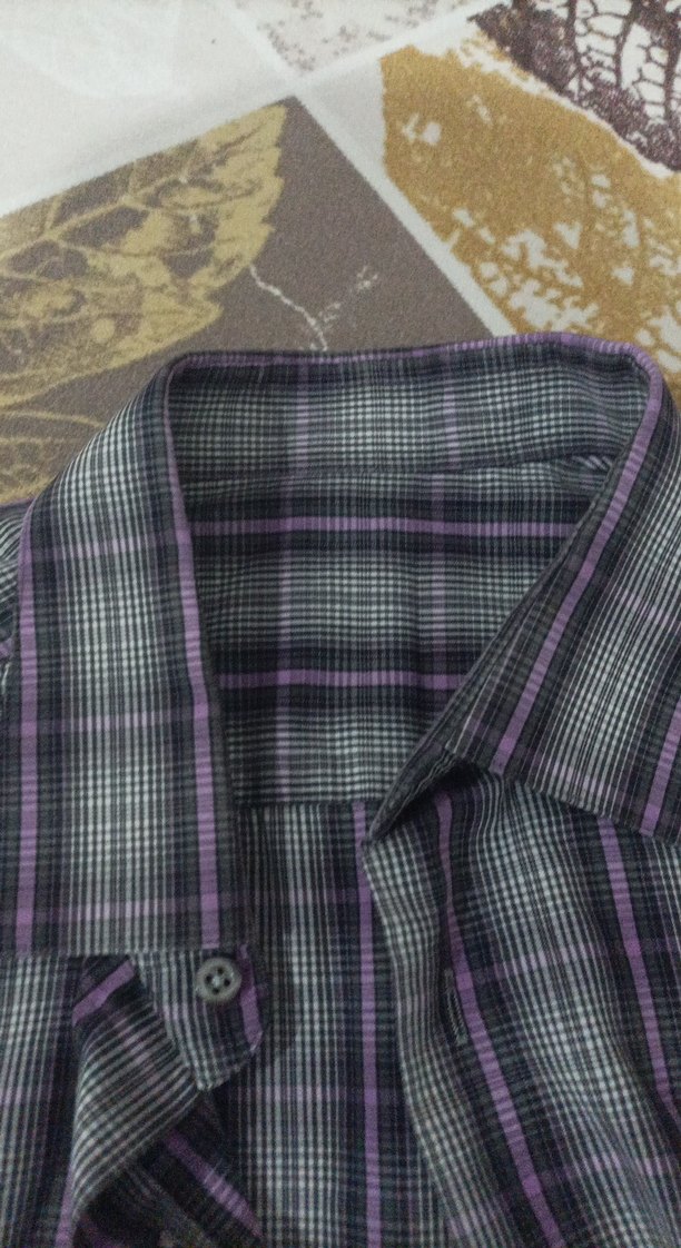 Gri Ekoseli Uzun Kollu Erkek Gömlek - Görsel 3