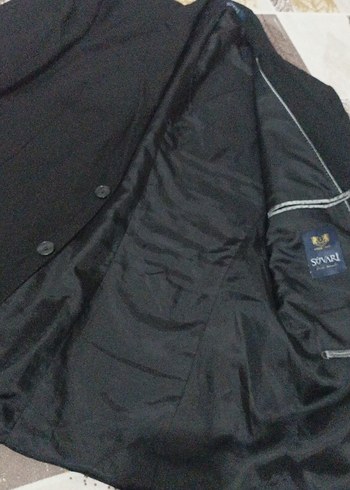 süvari Düğmeli Siyah Erkek Takım Elbise Yeleği - Görsel 2