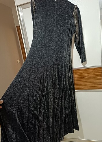 46 Beden siyah Renk Abiye elbise 