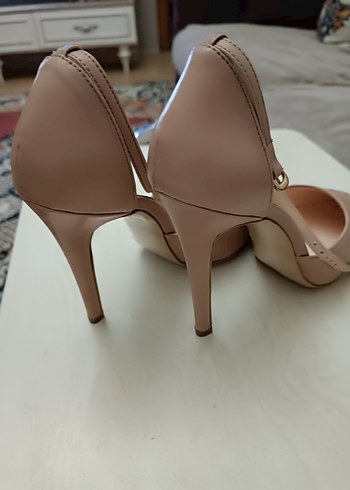 38 Beden Bej Stiletto Topuklu Kadın Ayakkabı