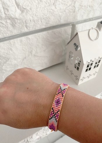 Asansörlü kum boncuk bileklik (kampanya) - Görsel 2