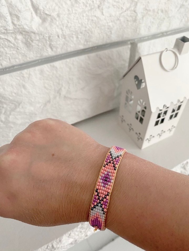 Asansörlü kum boncuk bileklik (kampanya) - Görsel 2