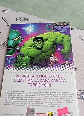 Thanos vs Hulk çizgi roman