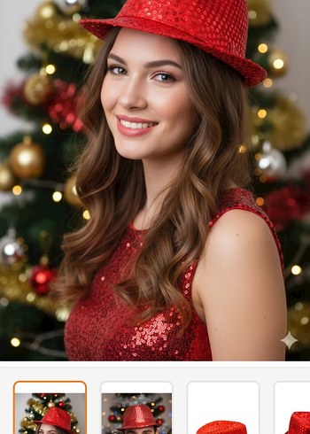 payet parti  şapkası 4adet - Görsel 2