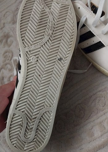 Beyaz Düz Tabanlı Bağcıklı  Spor Ayakkabısı - Görsel 6