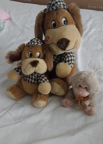 Kahverengi  Peluş Oyuncak Köpekler - Görsel 2