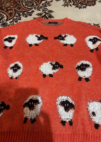 trendyolmilla koyun desenli kazak - Görsel 3