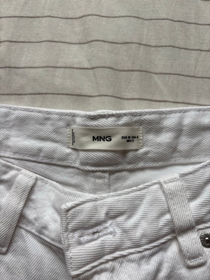 mango beyaz kot pantolon - Görsel 5