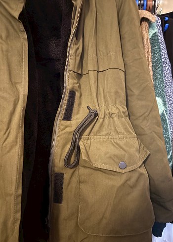 Mavi Kürklü Mont - Görsel 3