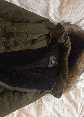 Mavi Kürklü Mont - Görsel 2