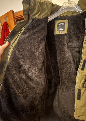 Mavi Kürklü Mont - Görsel 4