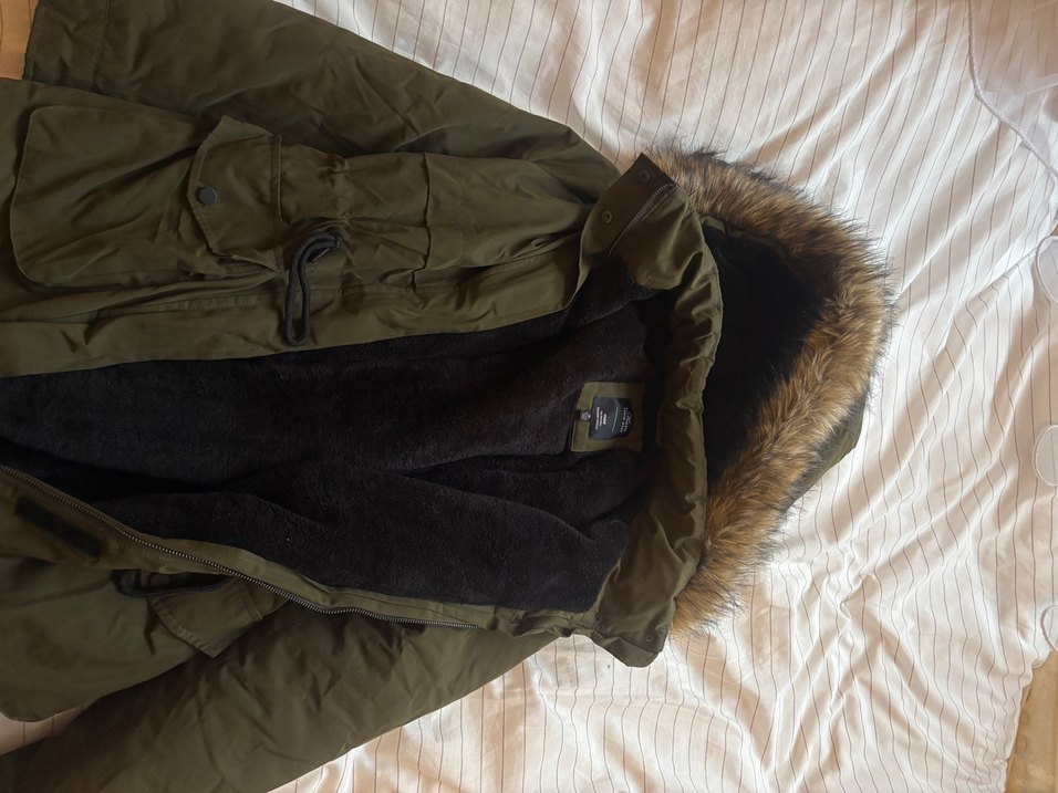 Mavi Kürklü  Mont - Görsel 2