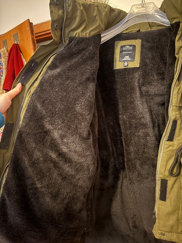 Mavi Kürklü  Mont - Görsel 4