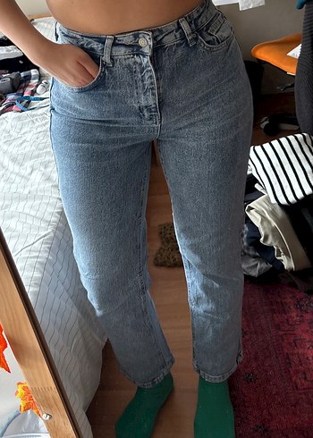 trendyolmilla mavi kot pantolon - Görsel 2