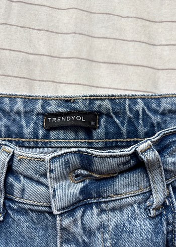 trendyolmilla mavi kot pantolon - Görsel 4