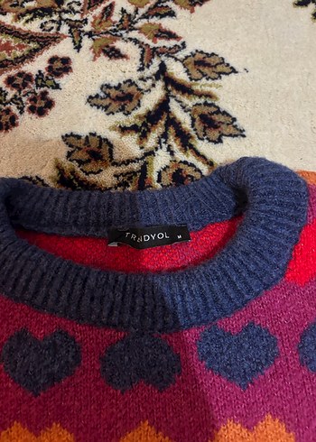 Trendyolmilla desenli kazak - Görsel 2