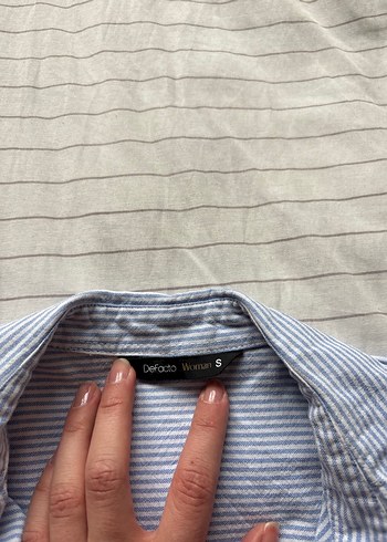 Defacto Çizgili gömlek - Görsel 3