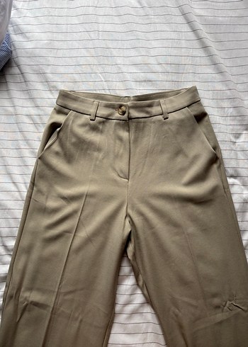 Trendyolmilla Vizon Wide Leg Kumaş Pantolon - Görsel 2