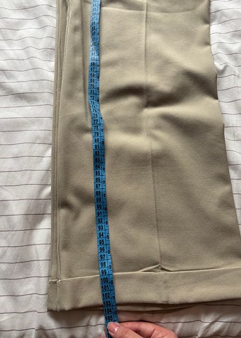 Trendyolmilla Vizon Wide Leg Kumaş Pantolon - Görsel 7