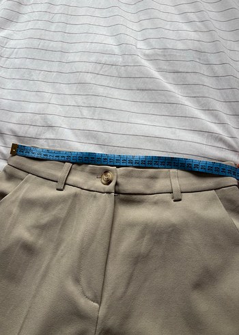 Trendyolmilla Vizon Wide Leg Kumaş Pantolon - Görsel 6