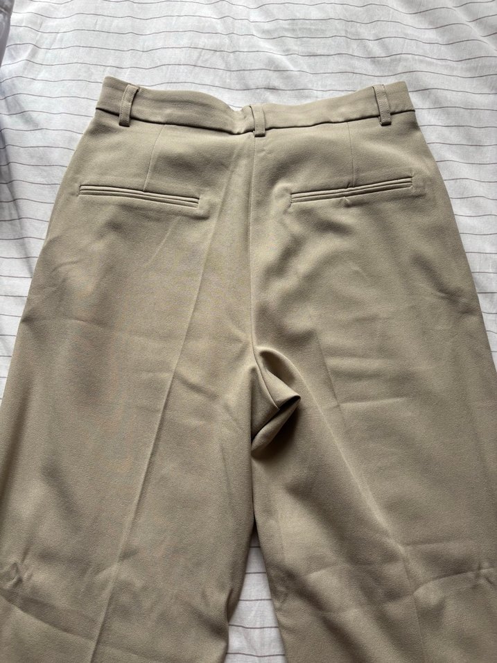 Trendyolmilla Vizon Wide Leg Kumaş Pantolon - Görsel 5