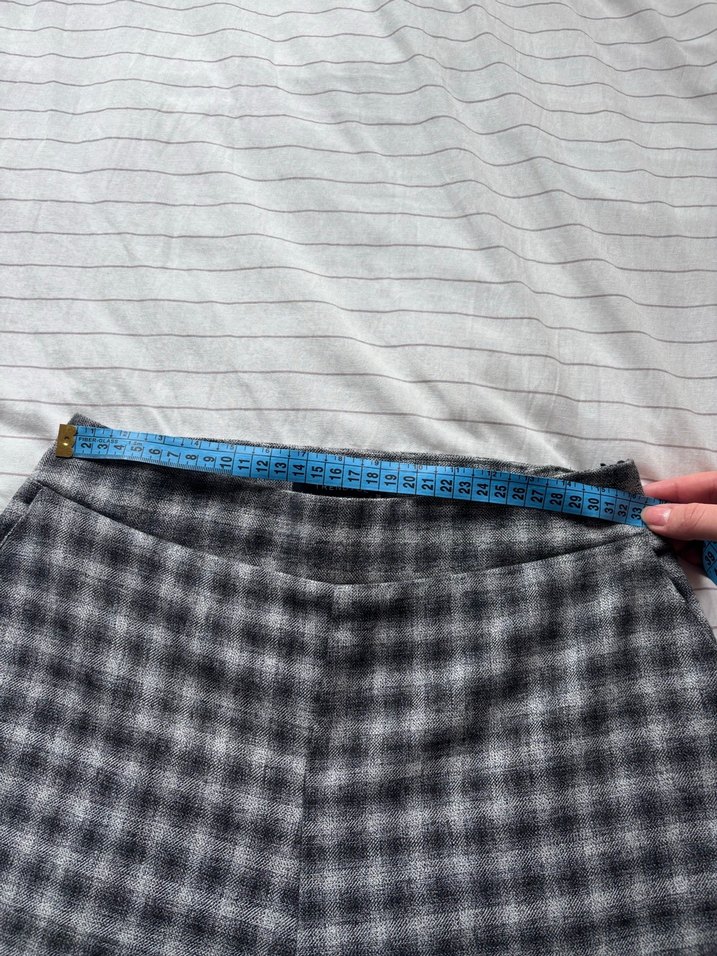 Trendyolmilla Ekose Desenli Kumaş Pantolon - Görsel 5