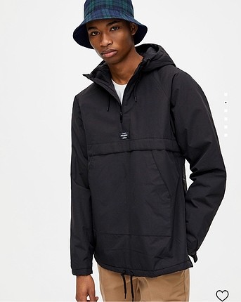 Pull and Bear Hooded Pouch Pocket Jacket