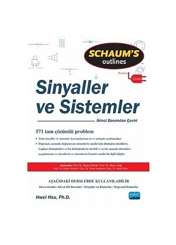 Sinyaller ve Sistemler Hwei HSU schaum's