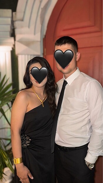 s Beden Siyah Çok Şık Abiye
