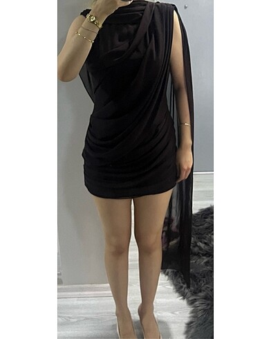 s Beden Reve De Gosse Made Me Blush - In Brown Kahverengi Elbise