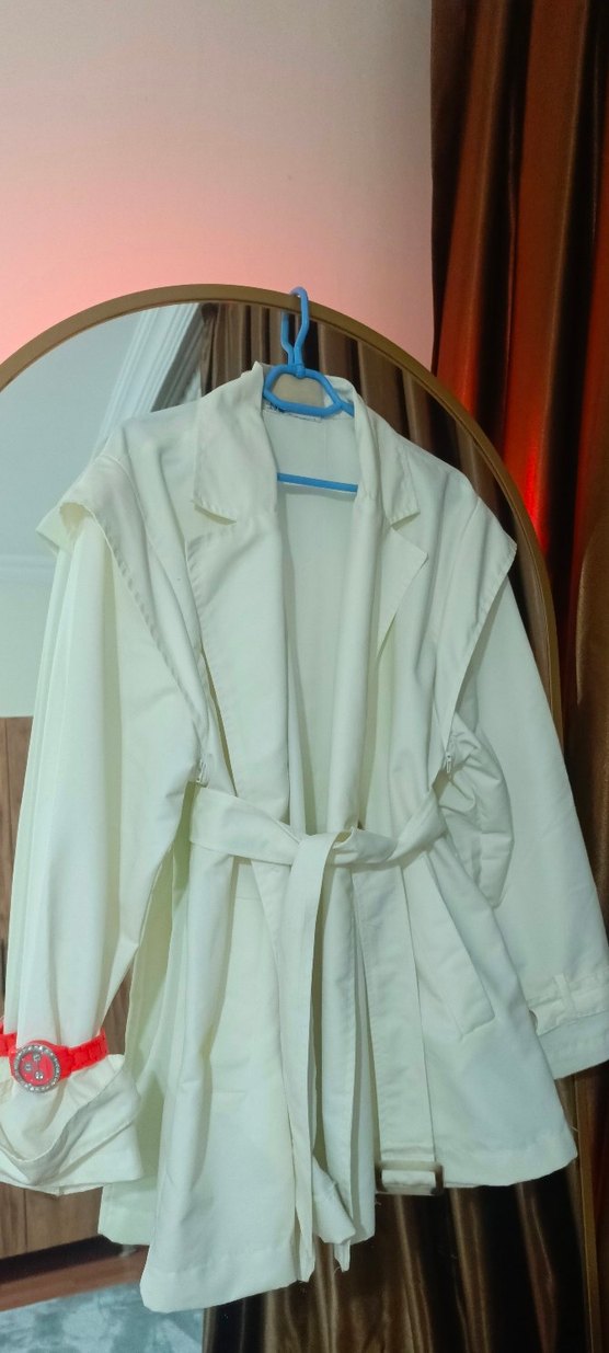 Beyaz trenç - Görsel 2