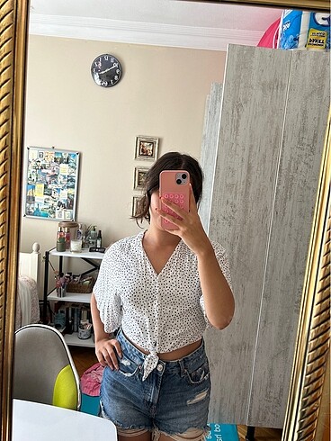 crop gömlek - Görsel 2