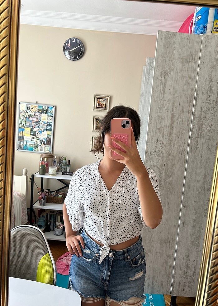 crop gömlek - Görsel 2