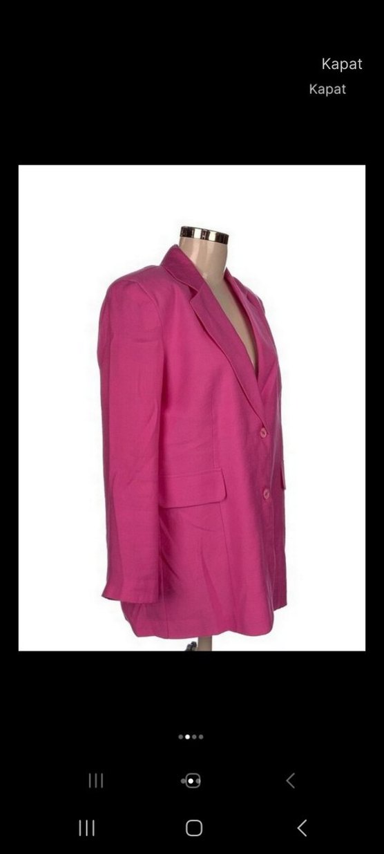 Pembe Kadın Blazer Ceket - Görsel 2