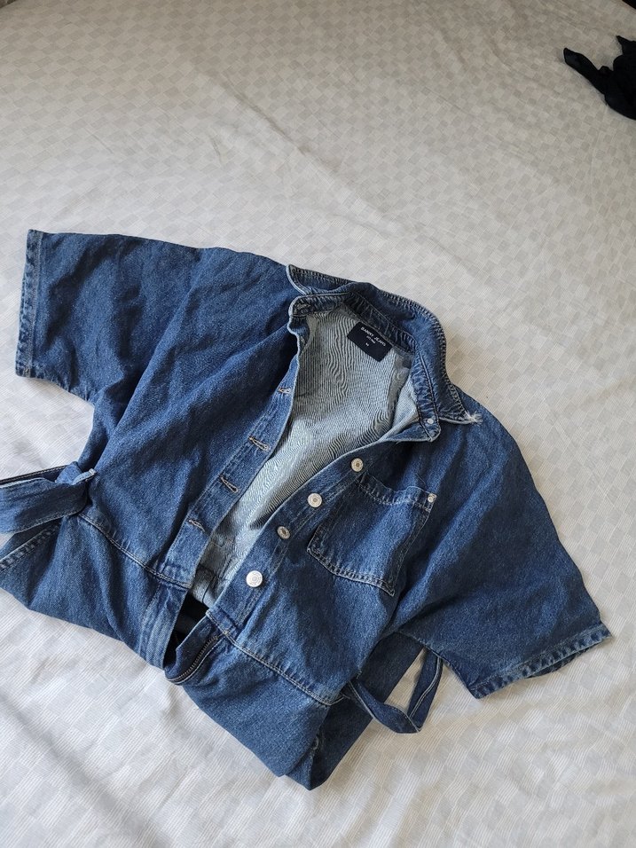 kot denim tulum - Görsel 4