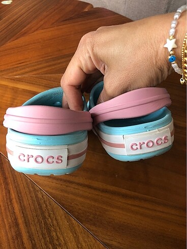 24 Beden turkuaz Renk Crocs terlik