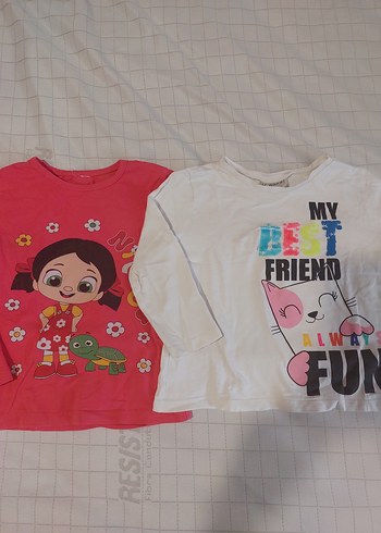 Baskılı Kız Çocuk bluz - Görsel 2