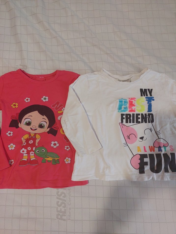 Baskılı Kız Çocuk bluz - Görsel 2